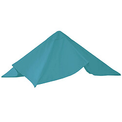 Avis Mendler Revêtement de rechange pour parasol de luxe HWC-A96 3x3m (Ø4,24m) polyester 2,7kg ~ turquoise