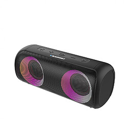 BLAUPUNKT - Enceinte Bluetooth 5.0 Portable 20W Noire ? Eclairage LED ? Carte SD