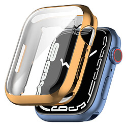 Coque en TPU électroplaqué, or rose pour votre Apple Watch Series 7 45mm