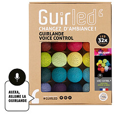 Guirled Guirlande boule lumineuse 32 LED Voice Control - Arlequin