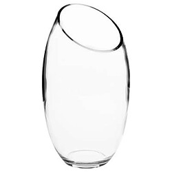 Vase en Verre Bombé 27cm Transparent