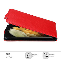 Acheter Cadorabo Coque Samsung Galaxy S21 ULTRA Etui en Rouge