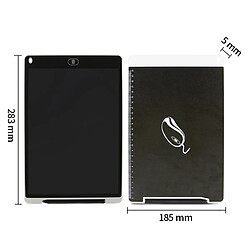 Wewoo Tablette graphique blanc Portable 12 pouces LCD Écriture Dessin Graffiti Électronique Pad Message Conseil Papier Brouillon avec Stylo, CE / FCC / RoHS Certifié pas cher