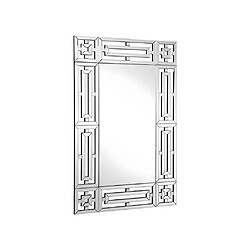 Avis Vente-Unique Miroir mural en inox - L. 120 x H. 80 cm- LOAYE