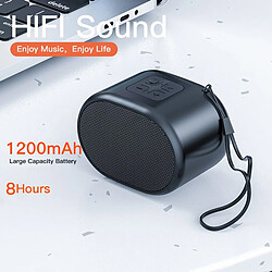 Avis Universal Haut-parleur Bluetooth portable mini haut-parleur stéréo à deux mains colonnes gratuites subwoofer lecteur de musique mini haut-parleurs extérieurs haut-parleurs portables (noir)