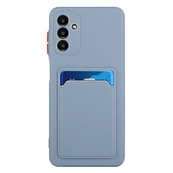 Coque en TPU antichoc avec porte-carte bleu pour votre Samsung Galaxy A13 5G