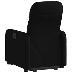 Avis vidaXL Fauteuil de massage inclinable Noir Tissu