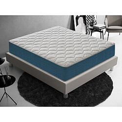 Materassi&Doghe Matelas 140x190 à mémoire de forme - 30 cm de hauteur - Orthopédique - Anatomique - Antibactérien – Anti-acarien