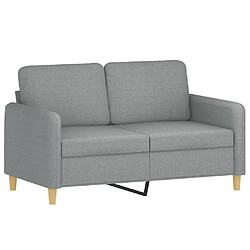 Acheter Maison Chic Canapé 2 places avec oreillers,Sofa de Salon,Canapé droit gris clair 120 cm tissu -GKD782486