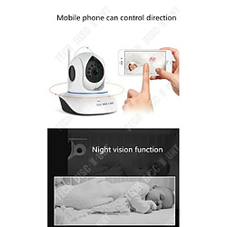 Tech Discount TD® Caméra de surveillance extérieure wifi sans fil intérieure ip factice vision nocturne détection de mouvement en direct filtre do