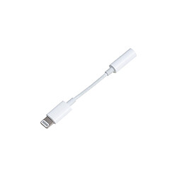 Adaptateur Jack 3.5mm vers Lightning Blanc Bigben