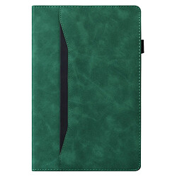 Etui en PU antichoc avec support vert pour votre Lenovo Tab P12 Pro 12.6 pouces