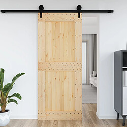 vidaXL Porte NARVIK 95x210 cm bois massif de pin