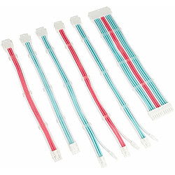 Kit d'extension tressé Kolink Core Adept - Blanc brillant/Bleu néon/Rose pur