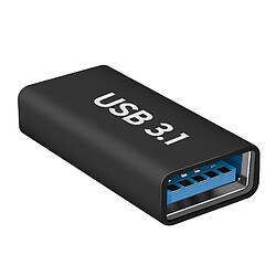 Avizar Rallonge USB C femelle vers USB 3.1 femelle Transferts rapide 5Gbps Compact noir