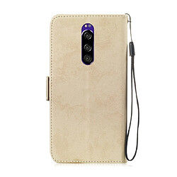 Avis Wewoo Housse Coque Etui en cuir avec rabat horizontal multifonctionnel fente pour carte et support Sony Xperia L3 or