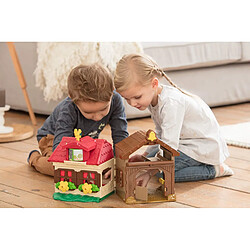 Dickie Toys 203818000 Happy Farm House, Kit pour Enfants à partir de 1 an, Tracteur avec Animaux, lumière & Son, Multicolore pas cher