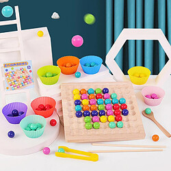 Acheter Universal Jouets pour enfants Entraînement main cerveau pour jouets en bois Pince perles Puzzle board Jeux mathématiques Education pour bébé