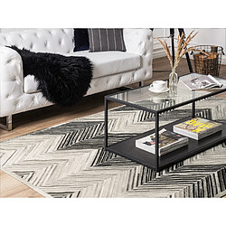 Avis Beliani Tapis en cuir gris 160 x 230 cm AYTEPE