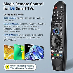 SANAG Mr20Ga Telecommande De Rechange, Magic Remote Akb75855501, Compatible Avec 4K 8K Oled Tv(Avec Fonction Souris Et Fonction Vocale)(A) pas cher