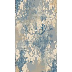 HOMEMANIA Tapis Imprimé Antique Aubusson 2 - Aubusson - Décoration de Maison - Antidérapants - du salon, du séjour, de la chambre - Multicolore en Polyester, Coton, 60 x 100 cm