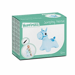 Avis Hoppimals Tootiny Cheval Sauteuse et Bondissante Animal Sauteur pour Les Enfants âgés de 12 Mois et Plus - Emballé dans Une Boîte Cadeau, Pompe Incluse ? Chevauchez Un Animal Gonflable ? Bleu