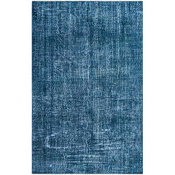 Vidal Tapis de laine 282x180 Bleu Ultra Vintage