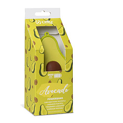 Celly Avacado banque d'alimentation électrique Lithium-Ion (Li-Ion) 2600 mAh Marron, Vert, Jaune