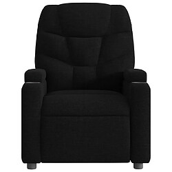 Avis vidaXL Fauteuil de massage inclinable Noir Tissu