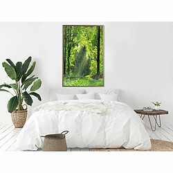 Paris Prix Affiche Murale Encadrée Forest Path 40 x 60 cm Or