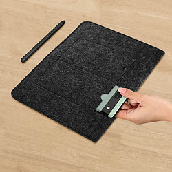 Acheter Avizar Pochette Noire Ordinateur Portable 15'' Feutrine Intérieur Soft Touch