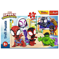 Avis Trefl Puzzle 24 maxi Spiday and friends Spiderman