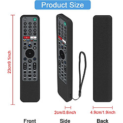 Avis SANAG etui De Protection En Silicone Pour Sony Tv Telecommande Vocale, Rmf-Tx500E Rmf-Tx600E Rmf-Tx611E Rmf-Tx520E, Housse Coque Pour Sony Telecommande, Antiderapage, Antisismique, Lavable(Noir)