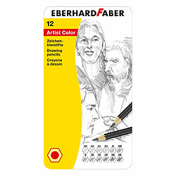 eberhardt Faber 516913 dessin crayons dans étui en métal ? Lot de 12)