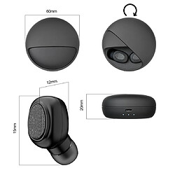 Acheter Yonis Ecouteurs Bluetooth Stéréo Sans Fil Noir