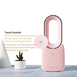 Avis (Ventilateur de Bureau Rose Ventilateur Silencieux Portable Rechargeable Breeze) Ventilateur Sans Lame De 11,8 Pouces Petit Refroidisseur d'Air de Ventilateur de Table