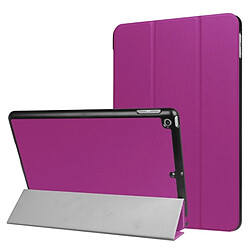 Wewoo Smart Cover Violet pour iPad 9,7 pouces 2017 Custer Texture horizontale Flip étui en cuir avec trois porte-pliage et sommeil / fonction de réveil