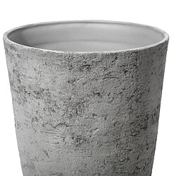 Acheter Beliani Lot de 2 pots de fleurs 43 x 43 x 60 cm gris CAMIA