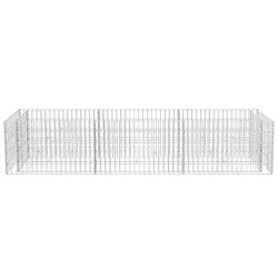 Avis vidaXL Lit surélevé à gabion Acier 270x90x50 cm