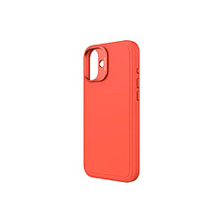 Decoded Coque pour iPhone 16 Plus Gamme Stacks MagSafe en Silicone Antimicrobienne Orange