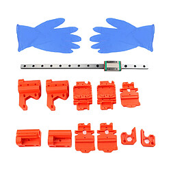 1 ensemble X UN-x-i-s Linéaire Rail Guide de Soutien Kit Compatible pour Prusa i3 mk3s durable pour Utilisation de Longue Durée