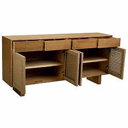 Avis Buffet Alexandra House Living Marron Bois d'épicéa Bois de paulownia 36 x 75 x 160 cm