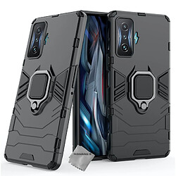 Htdmobiles Coque pour Xiaomi Poco F4 GT 5G - housse etui rigide anti choc + verre trempe - NOIR