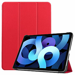 Xeptio Etui coque Smartcover rouge Apple iPad AIR 4 10,9 pouces 2020 / iPad AIR 5 M1 2022 - Housse Pochette protection iPad Air 4eme et 5eme generation