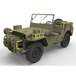 BRITISH RECCE AND SIGNALS LIGHT TRUCK (2 KITS ) with CREWS - 1:35e - Bronco Models pas cher