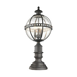 Elstead Lighting Lampe sur pied extérieur Halleron Métal Gris