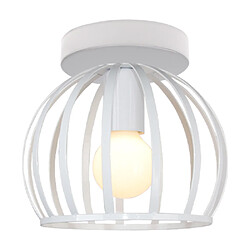 Stoex Vintage Plafonnier Industrielle Design forme Cage 20cm, Lampe de Plafond en Méta