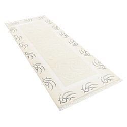 Vidal Tapis de couloir en laine 206x79 beige Darya