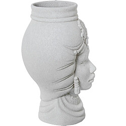 Avis Vase Alexandra House Living Blanc Céramique Africaine 21 x 21 x 39 cm