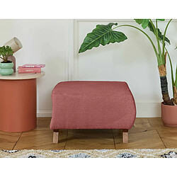 Bestmobilier Cristal - pouf modulable - 65 cm - en velours texturé